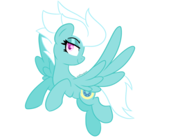 Size: 5000x4000 | Tagged: safe, artist:dreamyeevee, fleetfoot, pegasus, pony, g4, female, flying, mare, simple background, smiling, solo, transparent background