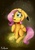 Size: 600x848 | Tagged: dead source, safe, artist:failprofile, artist:green-sama, fluttershy, pegasus, pikachu, pony, g4, clothes, collaboration, costume, cute, female, pikachu costume, pokémon, shyabetes, solo