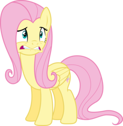 Size: 6000x6123 | Tagged: safe, artist:aethon056, fluttershy, g4, the cutie map, .svg available, absurd resolution, female, gritted teeth, simple background, solo, transparent background, vector