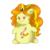 Size: 500x500 | Tagged: safe, artist:mlp-firefox5013, adagio dazzle, pony, g4, chibi, female, grumpy, ponified, simple background, solo, transparent background