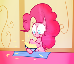 Size: 1114x973 | Tagged: safe, artist:mr-degration, pinkie pie, g4, batter, bowl, cute, female, mixing, solo, spoon