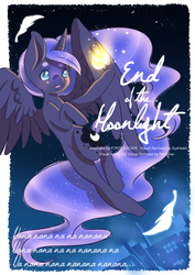 Size: 1024x1448 | Tagged: safe, artist:lana-jay, princess luna, g4, female, flying, solo