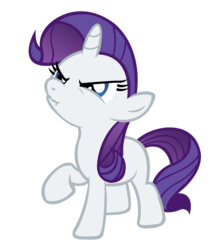 Size: 6609x7879 | Tagged: safe, artist:sofunnyguy, rarity, g4, absurd resolution, female, filly, scrunchy face, simple background, solo, transparent background, vector