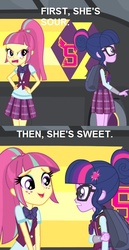 Size: 437x850 | Tagged: safe, screencap, sci-twi, sour sweet, twilight sparkle, equestria girls, g4, my little pony equestria girls: friendship games, bipolar, magic capture device, sour patch kids