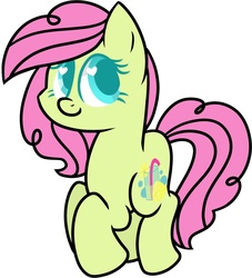 Size: 851x939 | Tagged: safe, artist:frozenstar37615, oc, oc only, oc:lime fizz, chibi, cute, ivyverse, next generation, offspring, parent:cheese sandwich, parent:pinkie pie, parents:cheesepie, solo