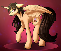 Size: 3000x2500 | Tagged: safe, artist:klarapl, oc, oc only, oc:spring beauty, alicorn, pony, alicorn oc, high res