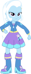 Size: 2123x5022 | Tagged: safe, artist:zeldarondl, trixie, equestria girls, g4, my little pony equestria girls: rainbow rocks, boots, clothes, female, fist, high res, long hair, looking at you, simple background, solo, transparent background, vector