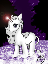 Size: 1024x1377 | Tagged: safe, artist:koku-chan, pony, unicorn, amalthea, crossover, ponified, the last unicorn