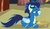 Size: 579x336 | Tagged: safe, screencap, blaze, soarin', pegasus, pony, g4, rarity investigates, aweeg*, eating, food, male, pie, prone, solo, stallion, that pony sure does love pies, wonderbolts uniform