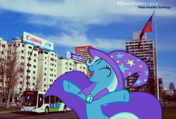 Size: 713x482 | Tagged: safe, artist:maxiblash, trixie, pony, unicorn, g4, female, irl, mare, photo, ponies in real life