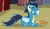 Size: 155x90 | Tagged: safe, editor:reb4ham, screencap, blaze, soarin', pony, g4, rarity investigates, animated, aweeg*, comfort eating, eating, extreme speed animation, food, gif, gif for breezies, goggles, male, nom, picture for breezies, pie, prone, solo, speed up, that pony sure does love pies, wonderbolts uniform