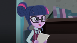 Size: 1920x1080 | Tagged: safe, screencap, sci-twi, twilight sparkle, equestria girls, g4, my little pony equestria girls: friendship games, female, glasses, solo