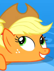 Size: 380x500 | Tagged: safe, screencap, applejack, g4, games ponies play, my little pony: friendship is magic, cropped, female, solo