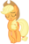 Size: 7000x10700 | Tagged: safe, artist:tardifice, applejack, g4, tanks for the memories, absurd resolution, applejack cries on the inside, cowboy hat, crossed hooves, eyes closed, female, freckles, hat, photoshop, simple background, solo, stetson, transparent background, vector