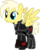 Size: 861x1082 | Tagged: safe, artist:alisonwonderland1951, pony, armor, calhoun, hero's duty, ponified, simple background, solo, transparent background, vector, wreck-it ralph