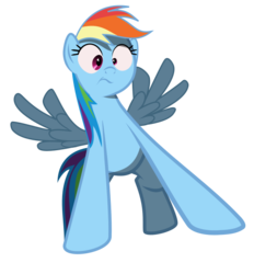 Size: 744x800 | Tagged: safe, artist:xbi, screencap, rainbow dash, pegasus, pony, g4, rarity investigates, .svg available, female, mare, show accurate, simple background, solo, svg, trace, transparent background, vector