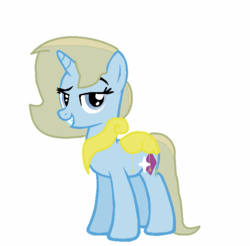 Size: 642x633 | Tagged: safe, artist:bettybop920, oc, oc only, offspring, parent:prince blueblood, parent:trixie, parents:bluetrix, simple background, white background