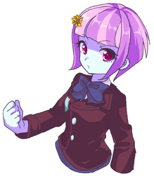 Size: 612x700 | Tagged: safe, artist:weiliy, sunny flare, equestria girls, g4, my little pony equestria girls: friendship games, clothes, crystal prep academy, crystal prep academy uniform, female, school uniform, solo