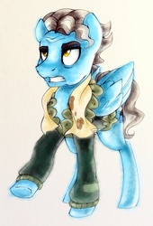 Size: 1313x1934 | Tagged: safe, artist:nyan-pony-galaxy, wind rider, g4, rarity investigates, male, solo