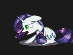 Size: 2026x1520 | Tagged: safe, artist:lortstreet54, rarity, g4, inspiration manifestation, corrupted, female, inspirarity, possessed, solo