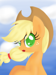 Size: 1520x2026 | Tagged: safe, artist:lortstreet54, applejack, g4, female, solo