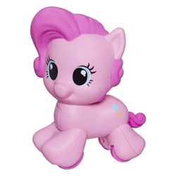 Size: 600x600 | Tagged: safe, pinkie pie, earth pony, pony, g4, official, chubby, cute, diapinkes, female, playskool, ponk, smiling, solo, toy, weapons-grade cute