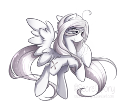 Size: 733x640 | Tagged: safe, artist:secret-pony, oc, oc only, oc:angel dissonance, solo