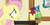 Size: 635x319 | Tagged: safe, screencap, fluttershy, bird, blue jay, g4, scare master, chickadee (bird), fluttershy's cottage, meme, youtube caption