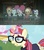 Size: 960x1080 | Tagged: safe, edit, edited screencap, screencap, applejack, moondancer, pinkie pie, rainbow dash, rarity, twilight sparkle, alicorn, big cat, lion, pony, amending fences, g4, my little pony: friendship is magic, scare master, applelion, astrodash, astronaut, athena sparkle, clothes, costume, crying, dress, female, guard armor, image macro, mare, meme, mermarity, pinkie puffs, rarity's mermaid dress, roller skates, sad, sad pony, tea party of doom, traumatized, twilight sparkle (alicorn), woobie