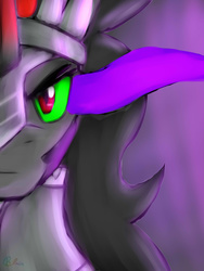 Size: 1500x2000 | Tagged: safe, artist:blairchan231, king sombra, g4, looking at you, male, portrait, solo