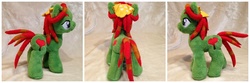 Size: 1023x341 | Tagged: safe, artist:rainbow-rocket, tree hugger, g4, irl, photo, plushie