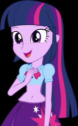 Size: 641x1024 | Tagged: safe, edit, twilight sparkle, equestria girls, g4, belly button, midriff