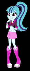 Size: 587x1359 | Tagged: safe, edit, sonata dusk, equestria girls, g4, belly button, clothes, midriff, skirt