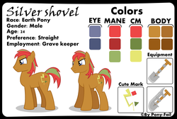 Size: 1538x1032 | Tagged: safe, oc, oc only, earth pony, pony, card, character card, reference sheet