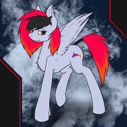 Size: 5000x5000 | Tagged: safe, artist:thermalcake, oc, oc only, oc:thermal cake, pegasus, pony, absurd resolution, female, solo