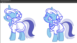 Size: 1264x712 | Tagged: safe, minuette, pony, unicorn, g4, official, leak, concept art