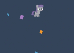 Size: 320x228 | Tagged: safe, maud pie, g4, animated, bouncing, confetti, cute, female, filly, maudabetes, screenshots, simple background, tumblr