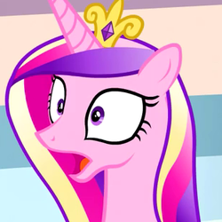 Size: 312x312 | Tagged: safe, screencap, princess cadance, g4, games ponies play, cropped, crown, female, jewelry, open mouth, regalia, shocked, solo, tiara