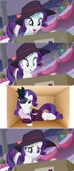 Size: 495x1135 | Tagged: safe, rarity, g4, my little pony: friendship is magic, rarity investigates, exploitable meme, female, meme, rarity's package, solo