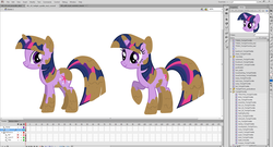 Size: 1920x1037 | Tagged: safe, screencap, twilight sparkle, twilight twinkle, friendship is magic, g4, official, season 1, leak, adobe flash, covered in mud, female, flash asset, microsoft windows, mud, screenshots, solo