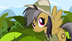 Size: 1024x576 | Tagged: safe, artist:noah-x3, daring do, g4, female, jungle, show accurate, solo