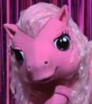 Size: 130x148 | Tagged: safe, screencap, pinkie pie (g3), g3, my little pony live: the world's biggest tea party, irl, live action, nightmare fuel, photo, picture for breezies, quadsuit, solo