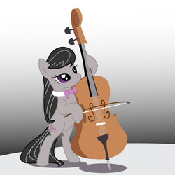 Size: 2000x2000 | Tagged: safe, artist:evilgnome555, octavia melody, earth pony, pony, g4, cello, female, high res, mare, musical instrument, solo, vector