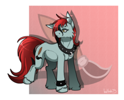 Size: 1024x832 | Tagged: safe, artist:inuhoshi-to-darkpen, oc, oc only, oc:darkpen, solo, unshorn fetlocks