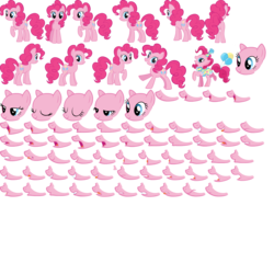 Size: 2048x2048 | Tagged: safe, pinkie pie, earth pony, pony, g4, leak, concept art, high res, simple background, transparent background