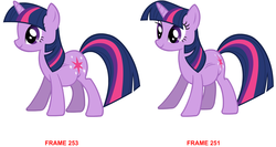 Size: 1329x706 | Tagged: safe, twilight sparkle, pony, unicorn, g4, leak, belly, bloated, chubby, concept art, fat, female, flash asset, mare, missing nostrils, solo, stuffed, unicorn twilight