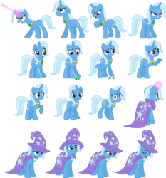 Size: 1042x1117 | Tagged: safe, artist:jeatz-axl, trixie, pony, unicorn, g4, magic duel, female, magic, mare, simple background, solo, transparent background, vector