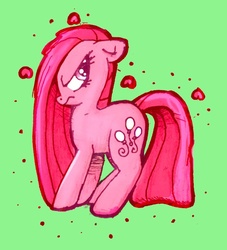 Size: 800x883 | Tagged: safe, artist:paleblank, pinkie pie, g4, angry, annoyed, female, pinkamena diane pie, solo