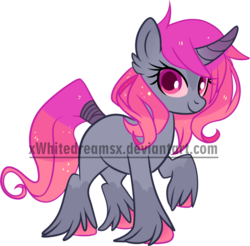 Size: 1000x982 | Tagged: safe, artist:xwhitedreamsx, oc, oc only, adoptable, obtrusive watermark, simple background, solo, transparent background, watermark