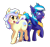 Size: 750x700 | Tagged: safe, artist:furreon, oc, oc only, oc:night star strudel, oc:sprinkle frost, bat pony, pony, blushing, bow, butt bump, butt to butt, butt touch, clothes, looking back, open mouth, raised hoof, raised leg, scarf, simple background, smiling, tail bow, tongue out, transparent background, underhoof